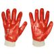 PVC-Handschuhe  rot mit Strickbund Gr.10,5 im Onlineshop f�r PVC Handschuhe