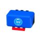 Brillenbox Mini blau mit Piktogramm f�r den Augenschutz