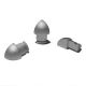Aussenecke f�r Viertelkreisprofil - 8mm in silber eloxiert 8mm