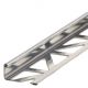 Fliesen Abschlu� L-Profil   250cm x 10mm - Edelstahl  gefalzt