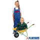 Latzhose KIDS kornblau / rot Gr. 122 / 128 im Onlineshop f�r Latzhosen