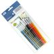 Pinsel-Set Schulpinsel 10-teilig Feinhaar Borsten Pinsel Gr.: 1-12 f�r Maler und Heimwerker