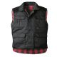 Steppweste mit Flanellfutter schwarz Gr. S (46/48) g�nstige Westen